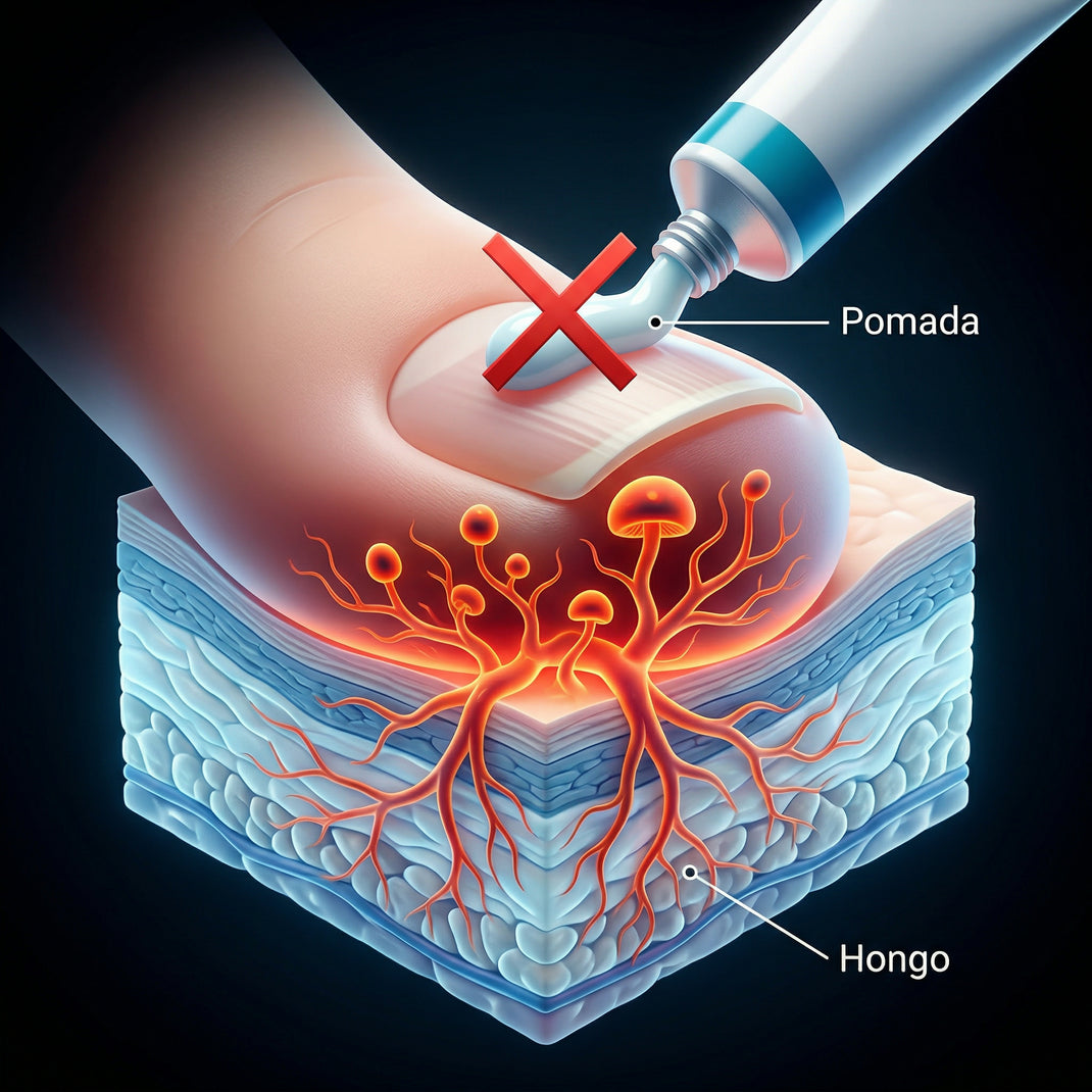 Hongos en uñas — el problema viene de adentro
