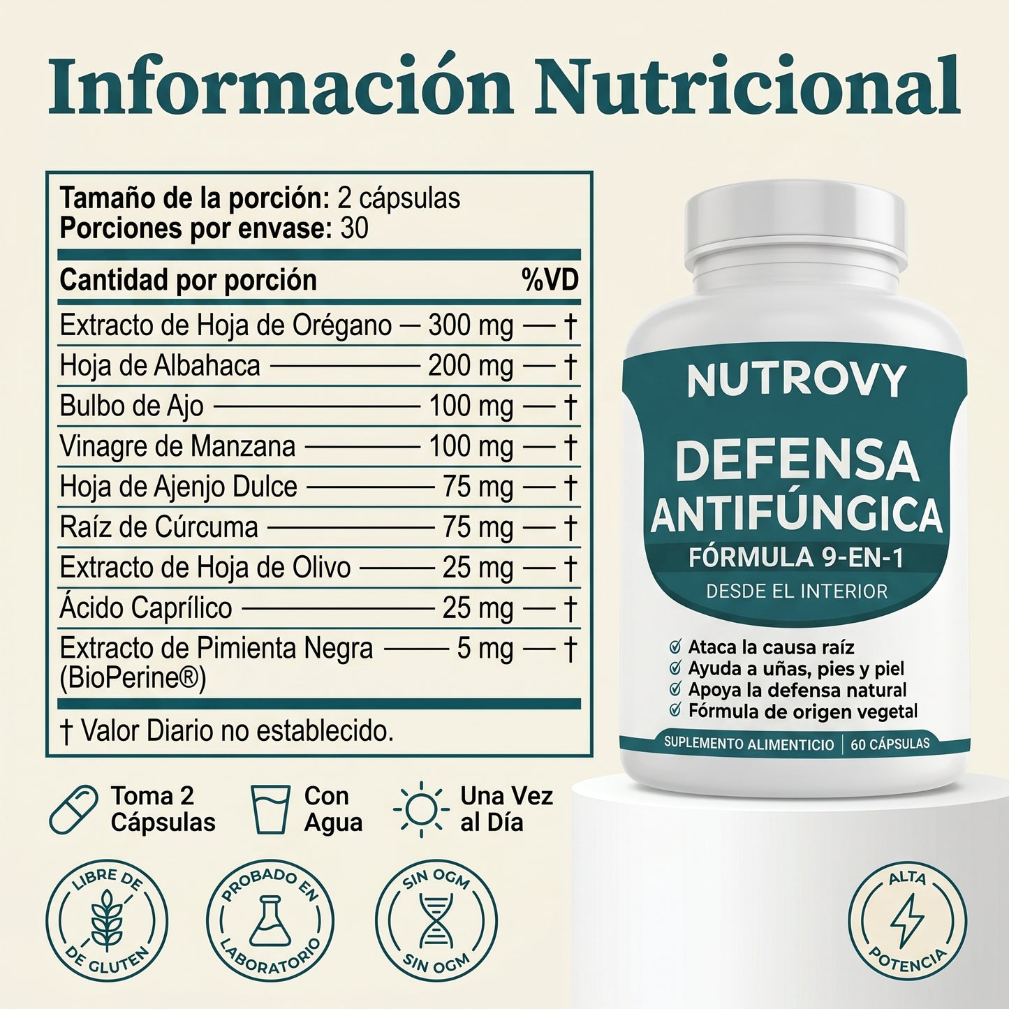 Nutrovy Eliminador de Hongos